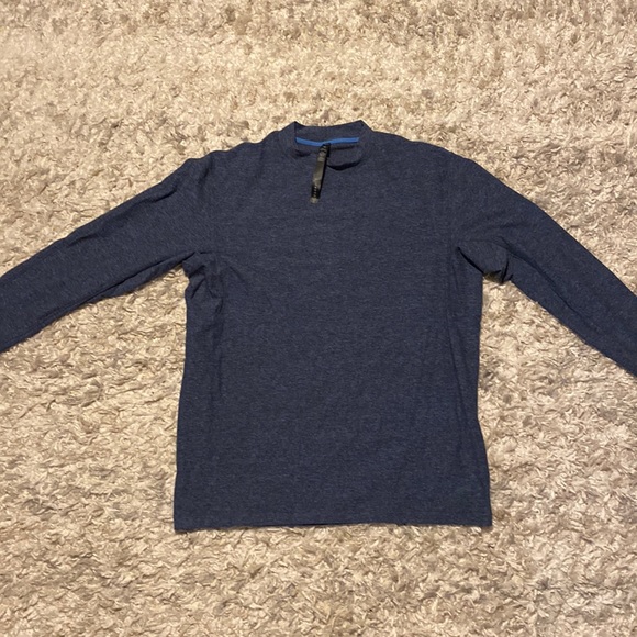 LULULEMON MOCKNECK SWEATER BLUE - Picture 1 of 2